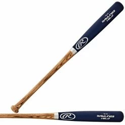 Premier Bats New Rawlings Y62 Velo Lite Youth 30" Wood Ash Bat Blue/Nat Baseball Bats